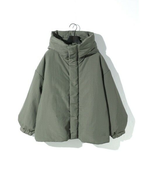 MIDIUMISOLID/ミディウミソリッド MIDIUMISOLID フード付きパディングブルゾン カーキ(color24) SIZE 48 MIDIUMISOLID/ミディウミソリッド MIDIUMISOLID フード付きパディングブルゾン カーキ(color24) SIZE 48