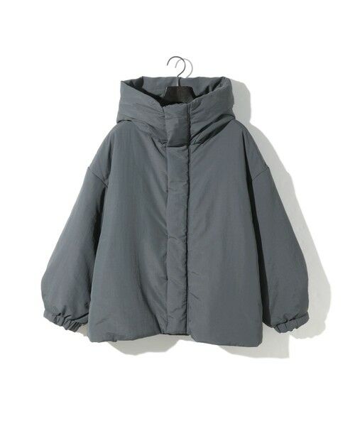 MIDIUMISOLID / ミディウミソリッド その他アウター | MIDIUMISOLID フード付きパディングブルゾン | 詳細9