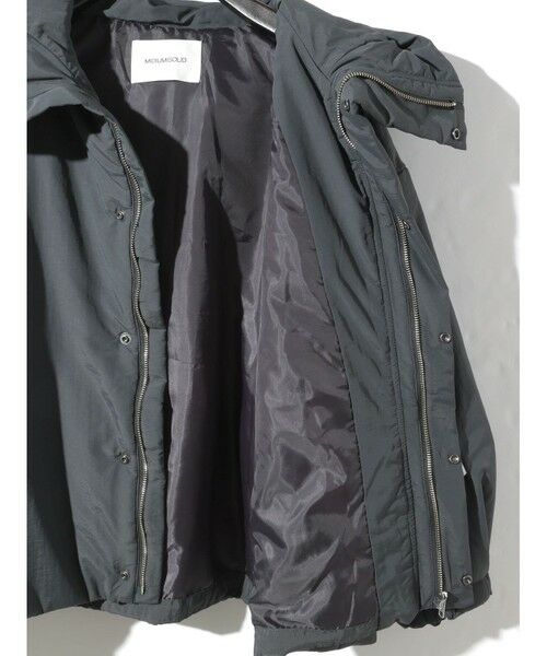 MIDIUMISOLID / ミディウミソリッド その他アウター | MIDIUMISOLID フード付きパディングブルゾン | 詳細22