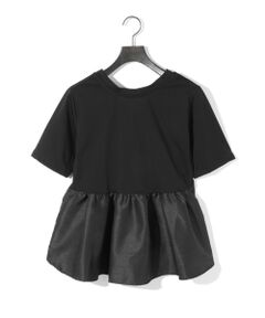 MIDIUMISOLID / ミディウミソリッド カットソー | MIDIUMISOLID for Ladies ウーブン スイッチング 2way ペプラム