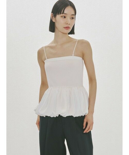 MIDIUMISOLID / ミディウミソリッド カットソー | MIDIUMISOLID for Ladies バルーンチューブトップ | 詳細3