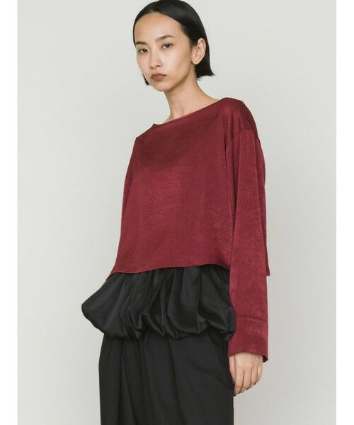 MIDIUMISOLID / ミディウミソリッド カットソー | MIDIUMISOLID for Ladies バルーンチューブトップ | 詳細11