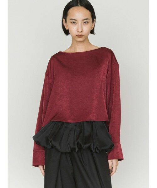 MIDIUMISOLID / ミディウミソリッド カットソー | MIDIUMISOLID for Ladies バルーンチューブトップ | 詳細12