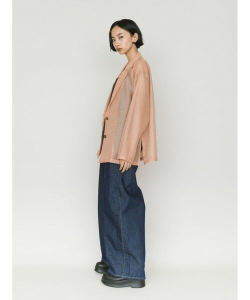 MIDIUMISOLID / ミディウミソリッド テーラードジャケット | MIDIUMISOLID for Ladies シアーシャツジャケット | 詳細10