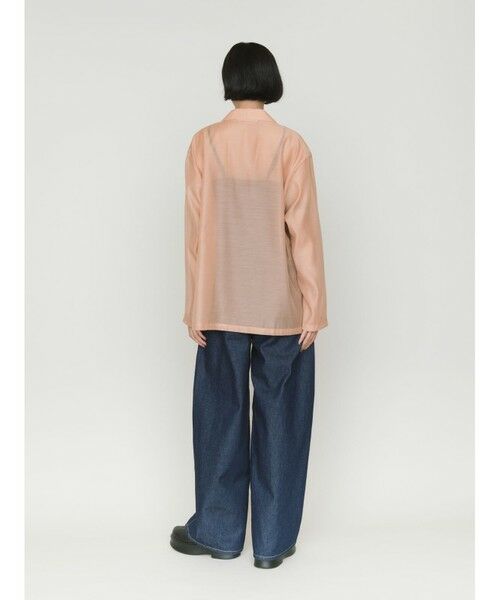 MIDIUMISOLID / ミディウミソリッド テーラードジャケット | MIDIUMISOLID for Ladies シアーシャツジャケット | 詳細11