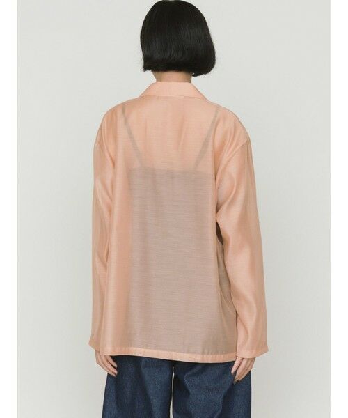 MIDIUMISOLID / ミディウミソリッド テーラードジャケット | MIDIUMISOLID for Ladies シアーシャツジャケット | 詳細6