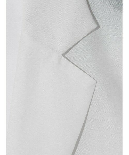 MIDIUMISOLID / ミディウミソリッド テーラードジャケット | MIDIUMISOLID for Ladies シアーシャツジャケット | 詳細12