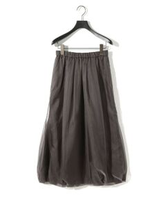 MIDIUMISOLID / ミディウミソリッド ロング・マキシ丈スカート | MIDIUMISOLID for Ladies シアーロングバルーンスカート