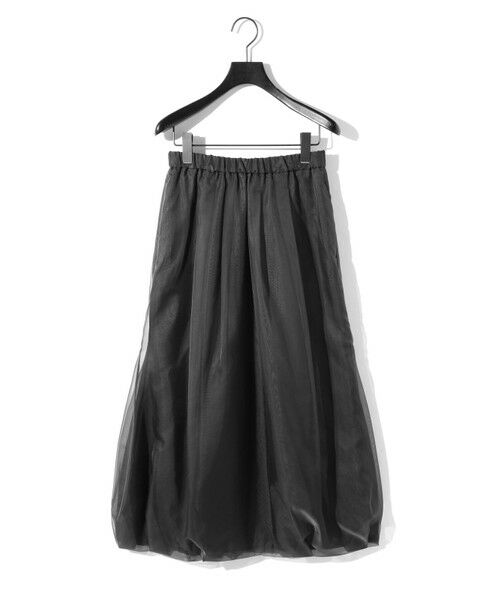 MIDIUMISOLID / ミディウミソリッド ロング・マキシ丈スカート | MIDIUMISOLID for Ladies シアーロングバルーンスカート | 詳細1