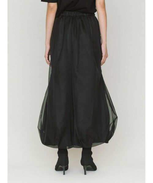 MIDIUMISOLID / ミディウミソリッド ロング・マキシ丈スカート | MIDIUMISOLID for Ladies シアーロングバルーンスカート | 詳細11