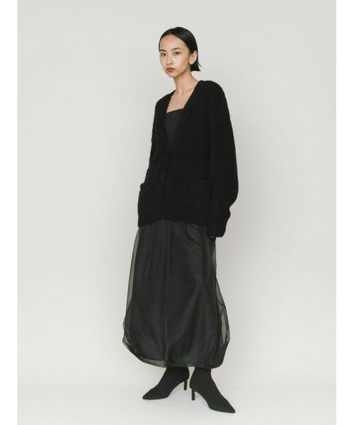 MIDIUMISOLID / ミディウミソリッド ロング・マキシ丈スカート | MIDIUMISOLID for Ladies シアーロングバルーンスカート | 詳細3