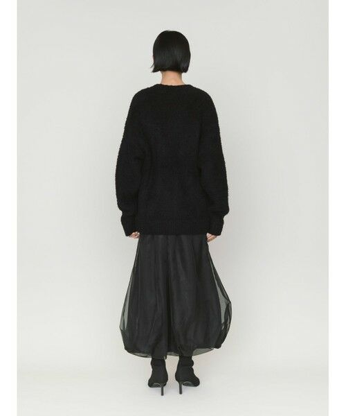 MIDIUMISOLID / ミディウミソリッド ロング・マキシ丈スカート | MIDIUMISOLID for Ladies シアーロングバルーンスカート | 詳細6