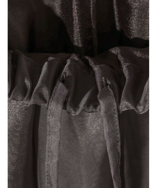 MIDIUMISOLID / ミディウミソリッド ロング・マキシ丈スカート | MIDIUMISOLID for Ladies シアーロングバルーンスカート | 詳細15