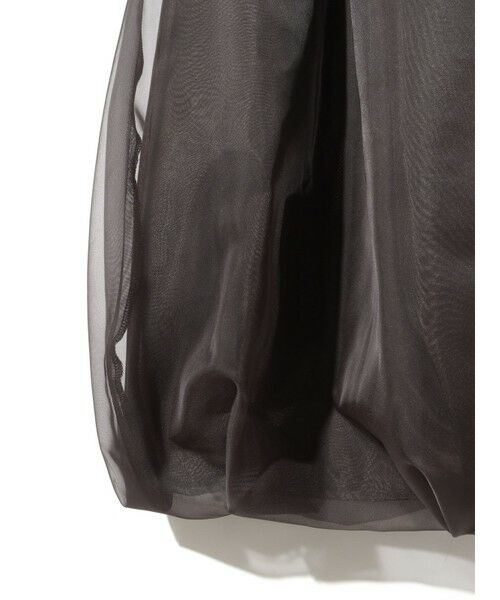 MIDIUMISOLID / ミディウミソリッド ロング・マキシ丈スカート | MIDIUMISOLID for Ladies シアーロングバルーンスカート | 詳細17