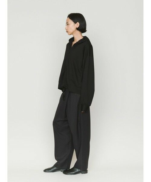 MIDIUMISOLID / ミディウミソリッド パーカー | MIDIUMISOLID for Ladies ドローストリングパーカー | 詳細10