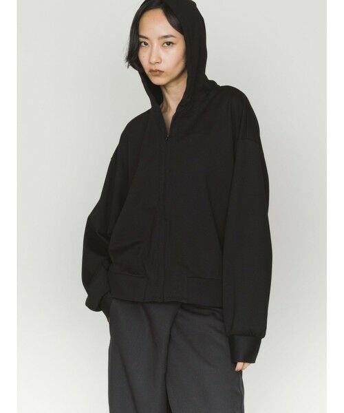 MIDIUMISOLID / ミディウミソリッド パーカー | MIDIUMISOLID for Ladies ドローストリングパーカー | 詳細4