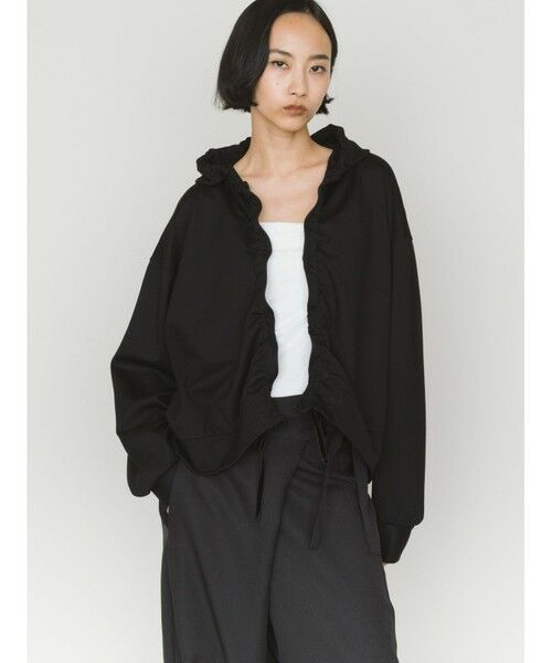 MIDIUMISOLID / ミディウミソリッド パーカー | MIDIUMISOLID for Ladies ドローストリングパーカー | 詳細8