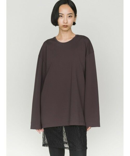 MIDIUMISOLID / ミディウミソリッド カットソー | MIDIUMISOLID ストレートスリーブワイドプルオーバー | 詳細11