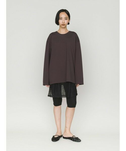 MIDIUMISOLID / ミディウミソリッド カットソー | MIDIUMISOLID ストレートスリーブワイドプルオーバー | 詳細15