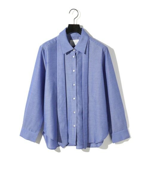 MIDIUMISOLID / ミディウミソリッド シャツ・ブラウス | MIDIUMISOLID for Ladies レギュラーカラータイ付シャツ | 詳細1