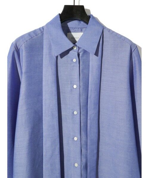 MIDIUMISOLID / ミディウミソリッド シャツ・ブラウス | MIDIUMISOLID for Ladies レギュラーカラータイ付シャツ | 詳細15