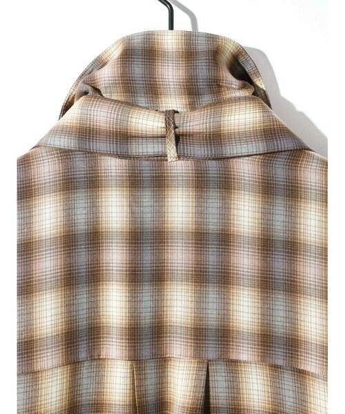 MIDIUMISOLID / ミディウミソリッド シャツ・ブラウス | MIDIUMISOLID for Ladies チェックレギュラーカラータイ付シャツ | 詳細19