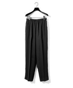 MIDIUMISOLID / ミディウミソリッド スラックス・ドレスパンツ | MIDIUMISOLID for Ladies センタープレスストレートイージーパンツ