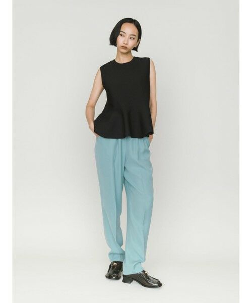 MIDIUMISOLID / ミディウミソリッド スラックス・ドレスパンツ | MIDIUMISOLID for Ladies センタープレスストレートイージーパンツ | 詳細12