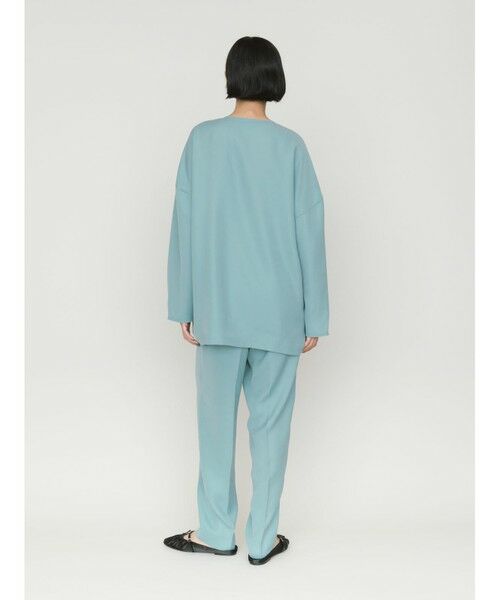 MIDIUMISOLID / ミディウミソリッド スラックス・ドレスパンツ | MIDIUMISOLID for Ladies センタープレスストレートイージーパンツ | 詳細5