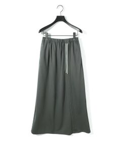 MIDIUMISOLID / ミディウミソリッド ミニ・ひざ丈スカート | MIDIUMISOLID for Ladies ドローストリングスカート