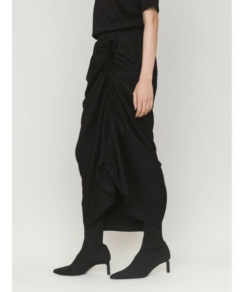 MIDIUMISOLID / ミディウミソリッド ミニ・ひざ丈スカート | MIDIUMISOLID for Ladies ドローストリングスカート | 詳細8