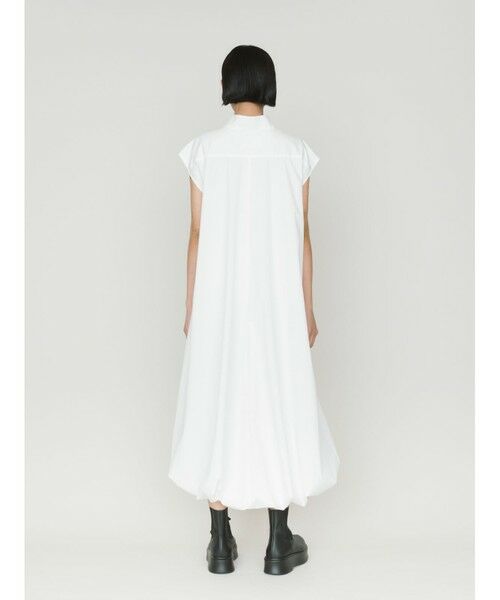 MIDIUMISOLID / ミディウミソリッド ロング・マキシ丈ワンピース | MIDIUMISOLID for Ladies ノースリーブバルーンシャツワンピース | 詳細7