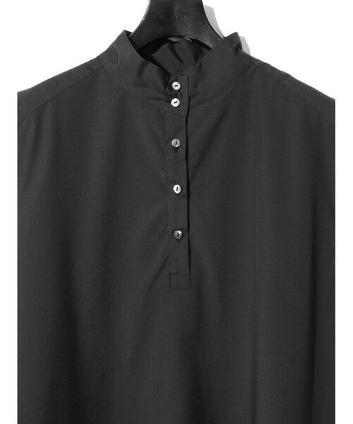 MIDIUMISOLID / ミディウミソリッド ロング・マキシ丈ワンピース | MIDIUMISOLID for Ladies ノースリーブバルーンシャツワンピース | 詳細13