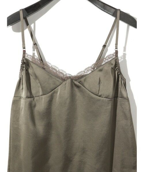 MIDIUMISOLID / ミディウミソリッド ミニ丈・ひざ丈ワンピース | MIDIUMISOLID for Ladies スリップキャミソールワンピース | 詳細2