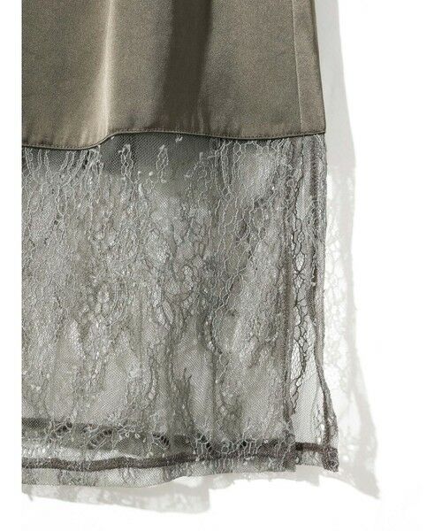 MIDIUMISOLID / ミディウミソリッド ミニ丈・ひざ丈ワンピース | MIDIUMISOLID for Ladies スリップキャミソールワンピース | 詳細4