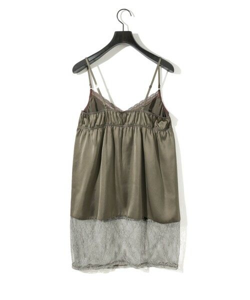 MIDIUMISOLID / ミディウミソリッド ミニ丈・ひざ丈ワンピース | MIDIUMISOLID for Ladies スリップキャミソールワンピース | 詳細5