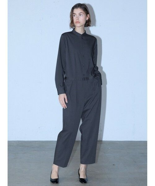 MIDIUMISOLID / ミディウミソリッド サロペット・オールインワン | MIDIUMISOLID for Ladies ジャンプスーツ(チャコールグレー(color92))