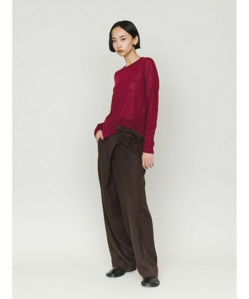 MIDIUMISOLID / ミディウミソリッド カットソー | MIDIUMISOLID for Ladies ウールシアープルオーバー | 詳細7