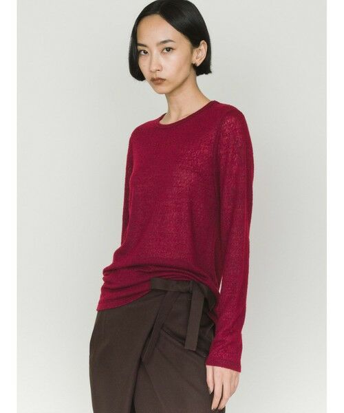 MIDIUMISOLID / ミディウミソリッド カットソー | MIDIUMISOLID for Ladies ウールシアープルオーバー | 詳細3