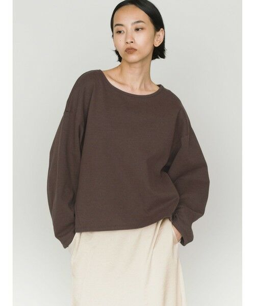 MIDIUMISOLID / ミディウミソリッド カットソー | MIDIUMISOLID for Ladies ワイドコクーンプルオーバー | 詳細3