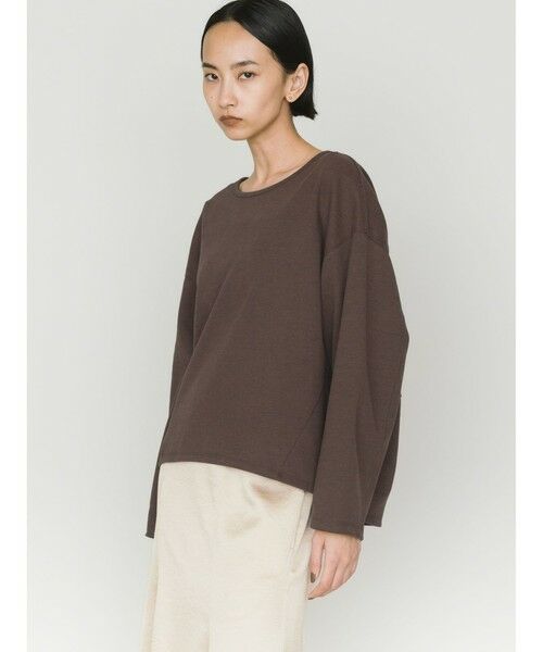 MIDIUMISOLID / ミディウミソリッド カットソー | MIDIUMISOLID for Ladies ワイドコクーンプルオーバー | 詳細4