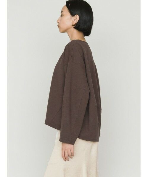 MIDIUMISOLID / ミディウミソリッド カットソー | MIDIUMISOLID for Ladies ワイドコクーンプルオーバー | 詳細5