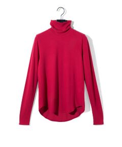 MIDIUMISOLID / ミディウミソリッド カットソー | MIDIUMISOLID for Ladies ハイネックラウンドヘムプルオーバー