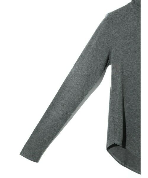 MIDIUMISOLID / ミディウミソリッド カットソー | MIDIUMISOLID for Ladies ハイネックラウンドヘムプルオーバー | 詳細16