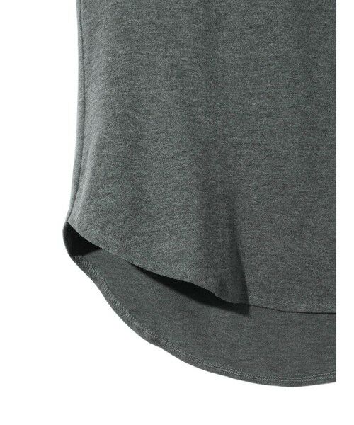 MIDIUMISOLID / ミディウミソリッド カットソー | MIDIUMISOLID for Ladies ハイネックラウンドヘムプルオーバー | 詳細17