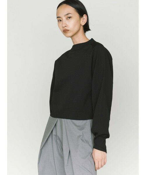 MIDIUMISOLID / ミディウミソリッド ニット・セーター | MIDIUMISOLID for Ladies ショートワイドプルオーバー | 詳細10