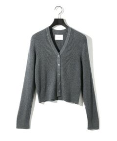 MIDIUMISOLID / ミディウミソリッド ニット・セーター | MIDIUMISOLID for Ladies Vネックリブカーディガン
