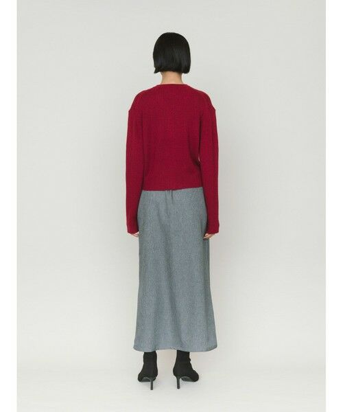 MIDIUMISOLID / ミディウミソリッド ニット・セーター | MIDIUMISOLID for Ladies Vネックリブカーディガン | 詳細9