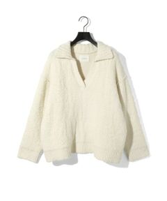 MIDIUMISOLID / ミディウミソリッド ニット・セーター | MIDIUMISOLID フェザーヤーンスキッパープルオーバー