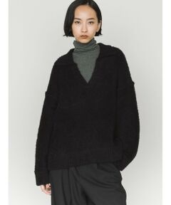 MIDIUMISOLID / ミディウミソリッド ニット・セーター | MIDIUMISOLID フェザーヤーンスキッパープルオーバー